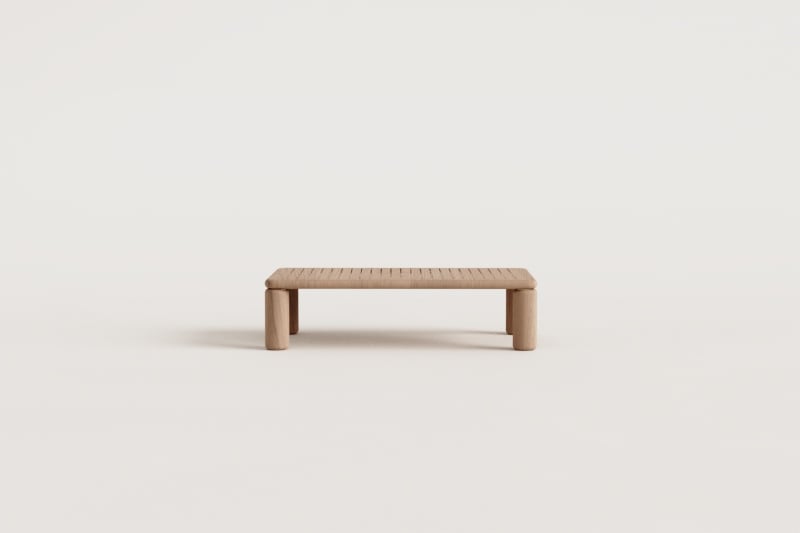 Rectangular coffee table 115x70 cm in Ioanis acacia wood