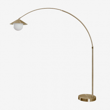 Orvina Iron Floor Lamp Golden - Sklum