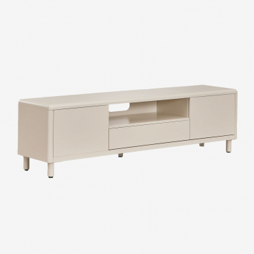 Michigan Steel Tv Stand Tapioca Beige & ↔︎ 180 Cm - Sklum