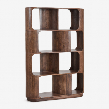 Diepe Wooden Shelving Unit ↑170 Cm Dark Handle Wood - Sklum
