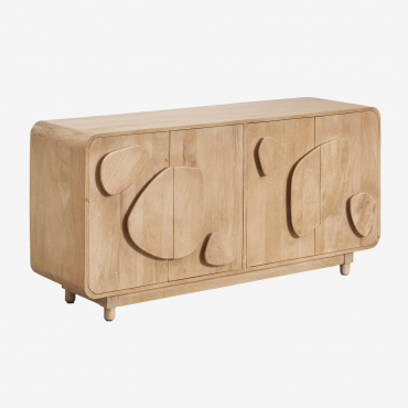 Joel Mango Wood Sideboard Mango Wood - Sklum