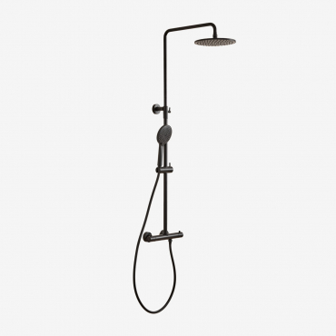 Shower Column In Brass Orveta Black - Sklum