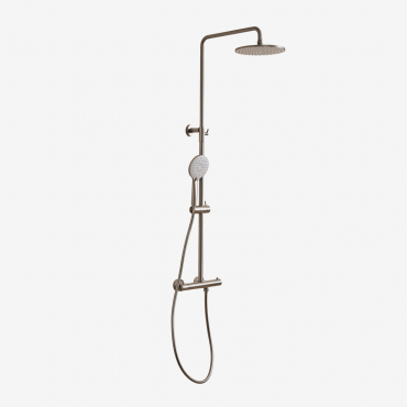 Shower Column In Brass Orveta Grey Brass - Sklum