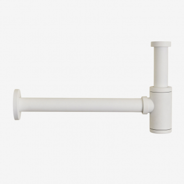 Bibur Stainless Steel Sink Siphon White - Sklum