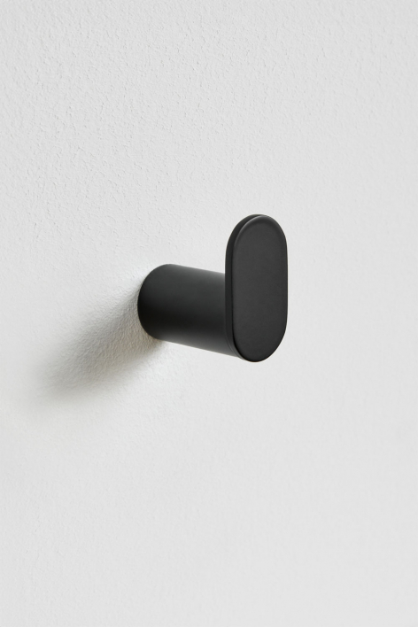 Alameda stainless steel bathroom hanger - Black