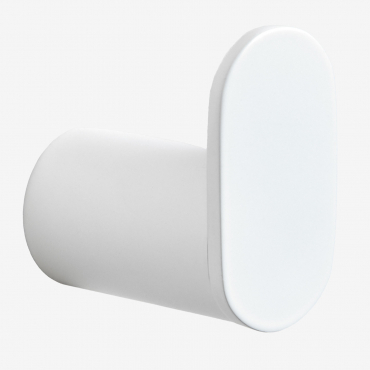 Alameda Stainless Steel Bathroom Hanger White - Sklum