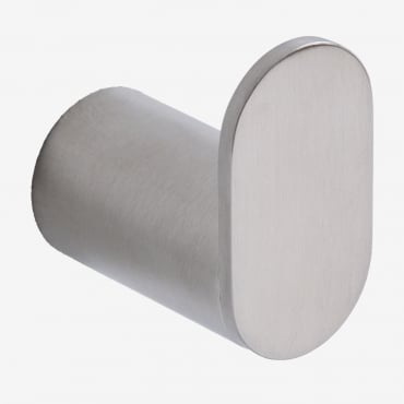Alameda Stainless Steel Bathroom Hanger Brushed Grey - Sklum