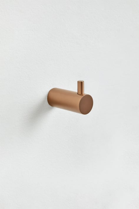Bathroom robe hook in brushed rose gold stainless steel Devon - Brushed Rose Gold