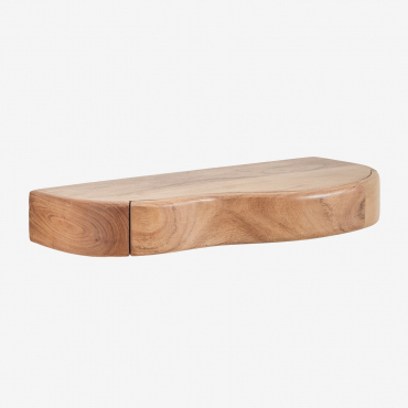 Nireimi Acacia Wood Wall-mounted Hall Table ↔︎ 60 Cm - Sklum
