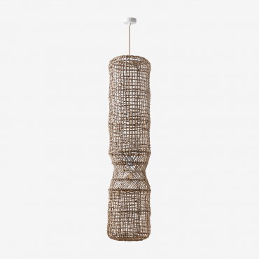 Aleida Outdoor Ceiling Lamp Natural - White & ↑130 Cm Aleida - Sklum