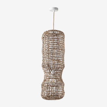 Aleida Outdoor Ceiling Lamp Natural - White & ↑75 Cm Aleida - Sklum