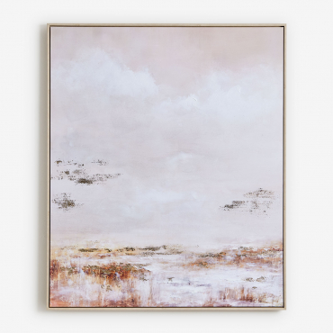 Decorative Painting 100x120 Cm Hand-painted On Canvas Kenvo Natural Colors - Sklum