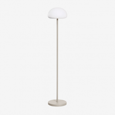 Zeliro Wireless Iron Led Floor Lamp Smoky Green - Sklum