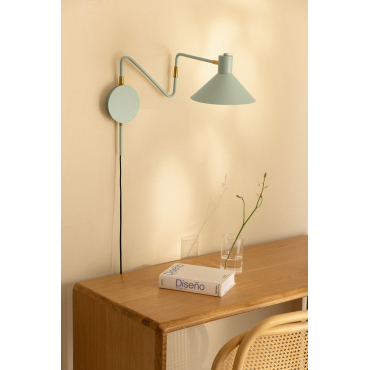 Lizz Wall Lamp Celadon Green - Sklum