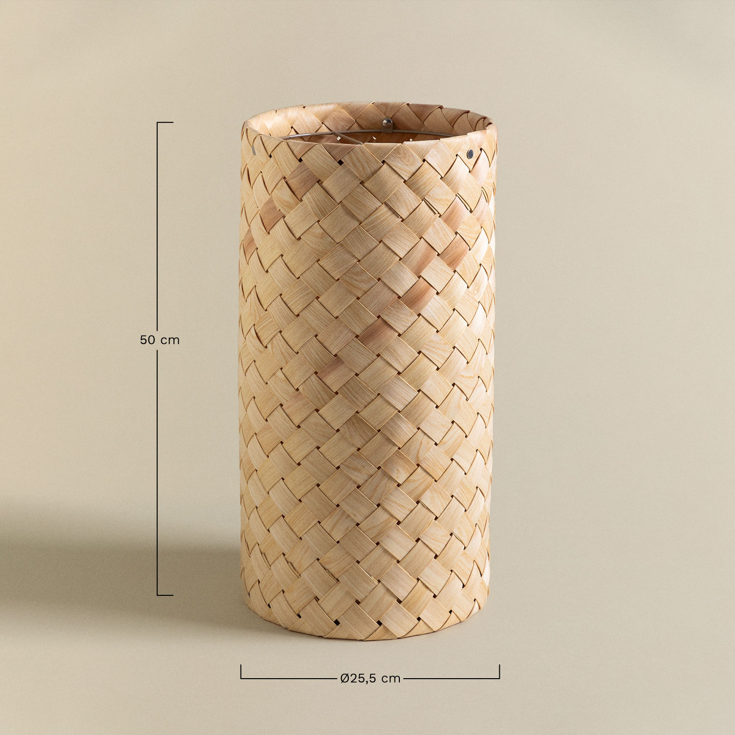 Tabita wooden lamp shade, MEASURES