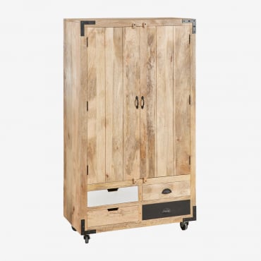 Tombol Wooden Bar Cabinet Mango Wood - Sklum