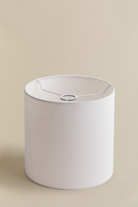 Arlina fabric lampshade - White