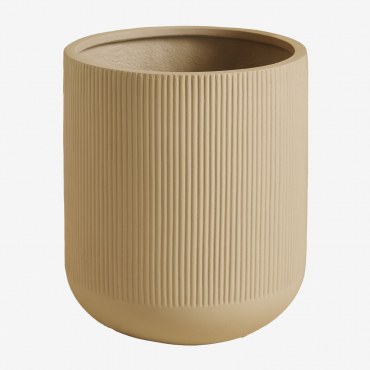 Raiden Outdoor Planter In Polystone Ø45 Cm - Sklum