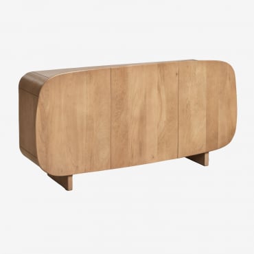 Agathe Mango Wood Sideboard 160x40 Cm Natural Wood - Sklum
