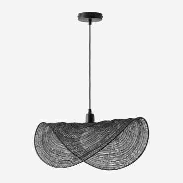 Garaine Iron Ceiling Lamp Black - Sklum