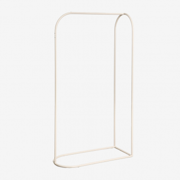 Danara Steel Coat Rack Tapioca Beige - Sklum