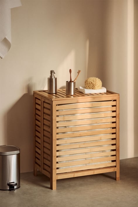 Lionel bamboo laundry basket