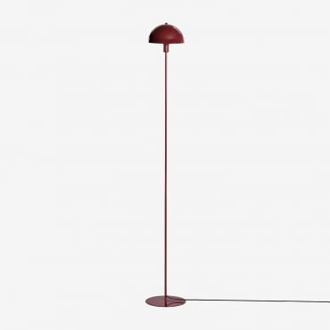 Alnair Iron Floor Lamp Wine Red - Sklum