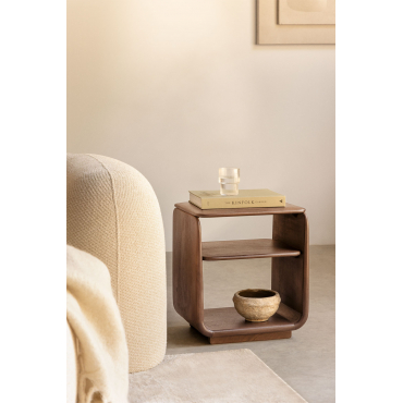 Rectangular side table 40x30 cm in Tinsley wood - SKLUM