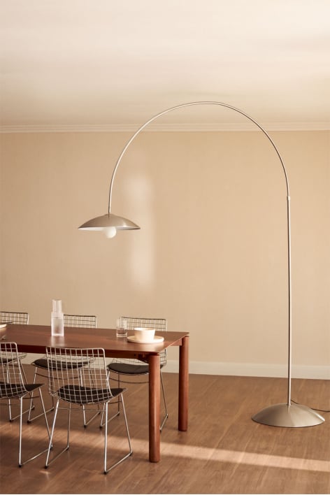 Lomira iron floor lamp