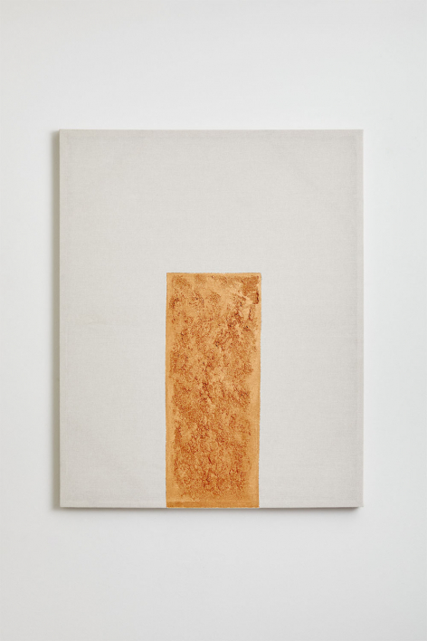 Decorative canvas 80x100 cm in linen with plaster texture Antia