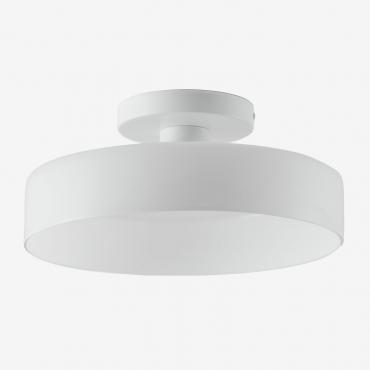 Jaxal Glass Ceiling Light White & Ø35 Cm - Sklum