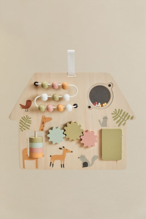 Mahina Kids wooden multi-activity board