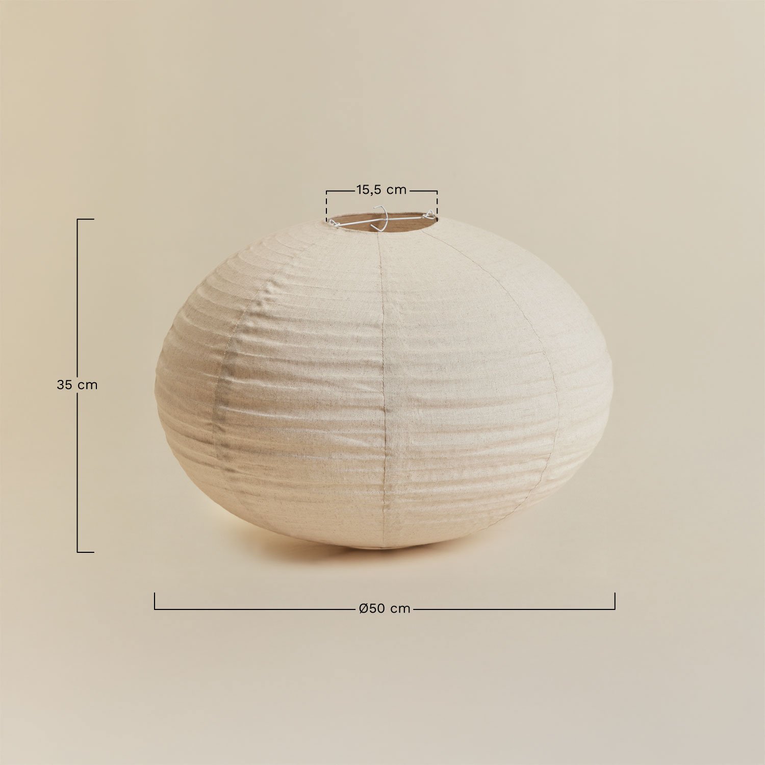 Elijah linen lampshade, MEASURES