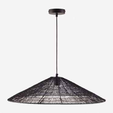 Benilde Iron Ceiling Lamp Ø65 Cm Black - Sklum