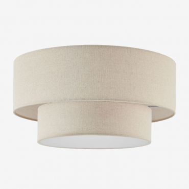 Ceiling Lamp Ø40 Cm Lumira Beige Nature - Sklum