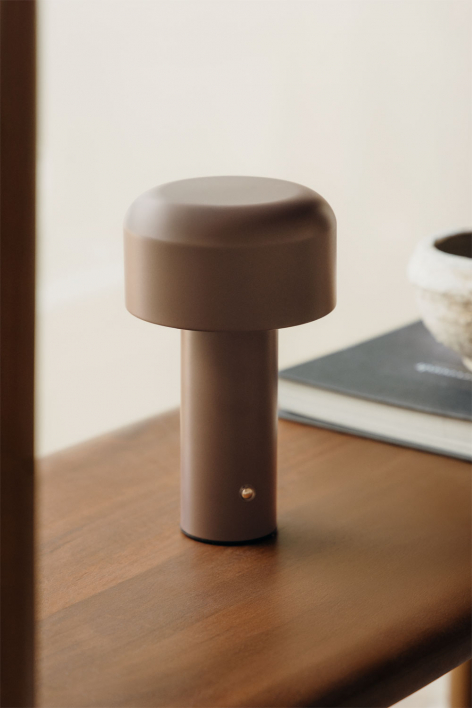 Loentia wireless LED iron table lamp