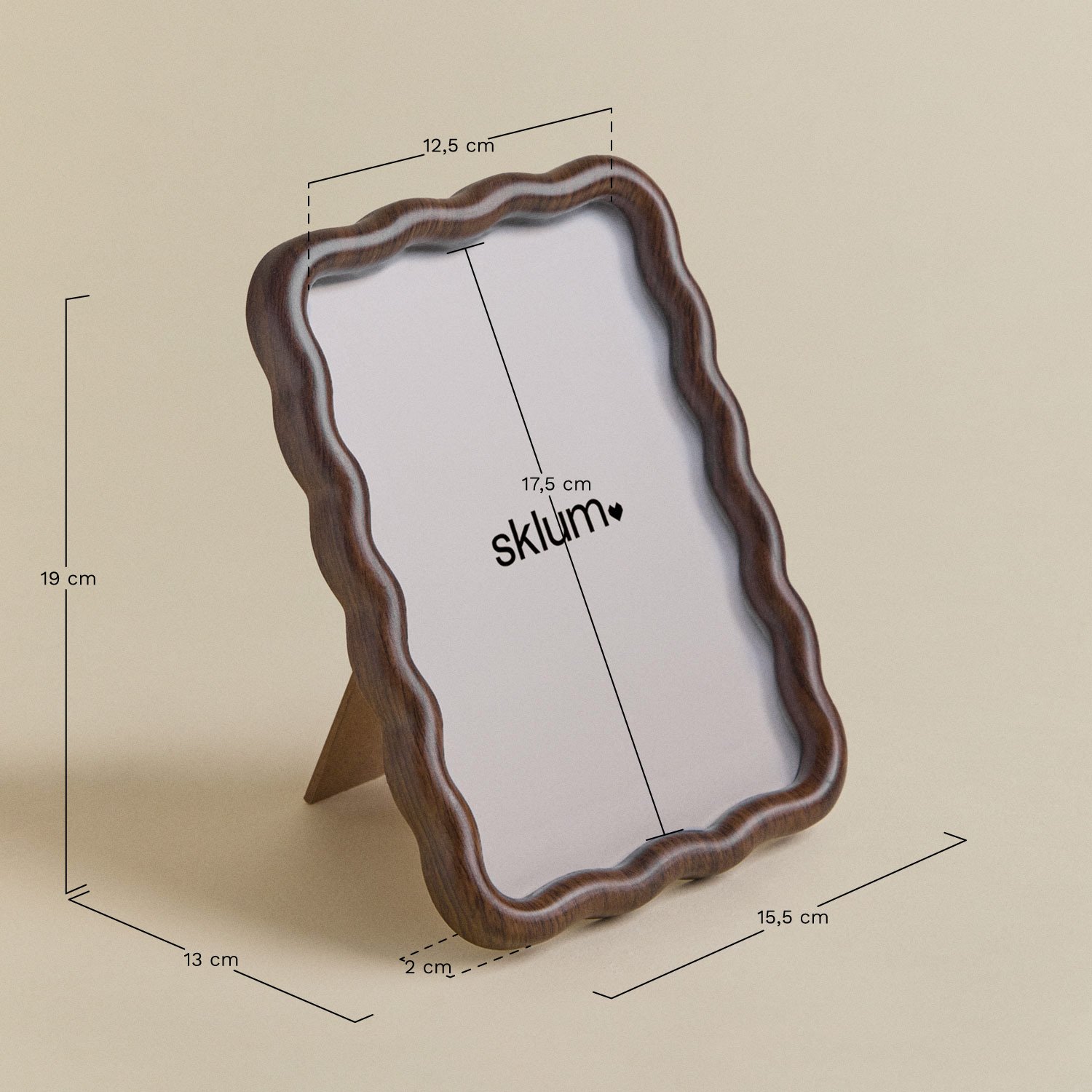 Lucovic MDF Photo Frame, MEASURES