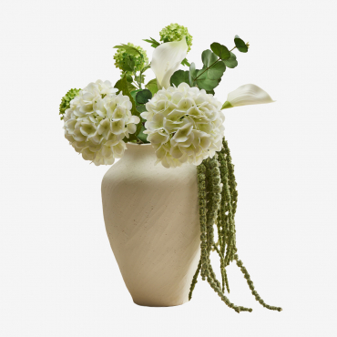 Silvermist Decorative Bouquet White - Sklum