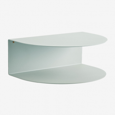 Pack Of 2 Floating Bedside Tables In Taifa Steel Blue Glass - Sklum