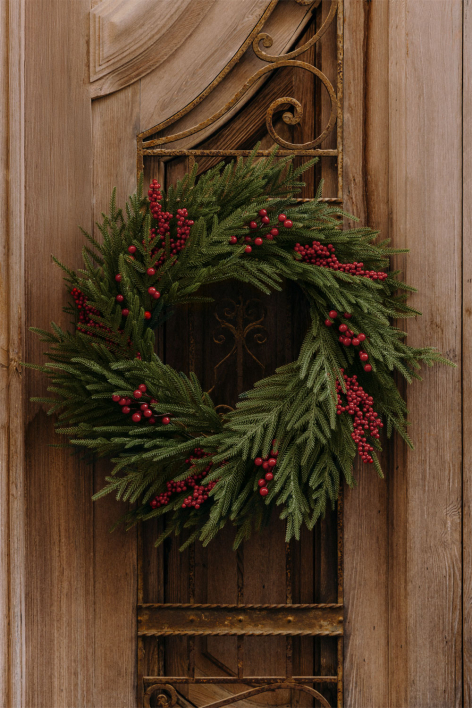Christmas decorative wreath Ø75 cm Adeola