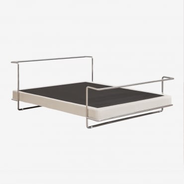 Igone Stainless Steel Bed 200 X 200 Cm - Sklum