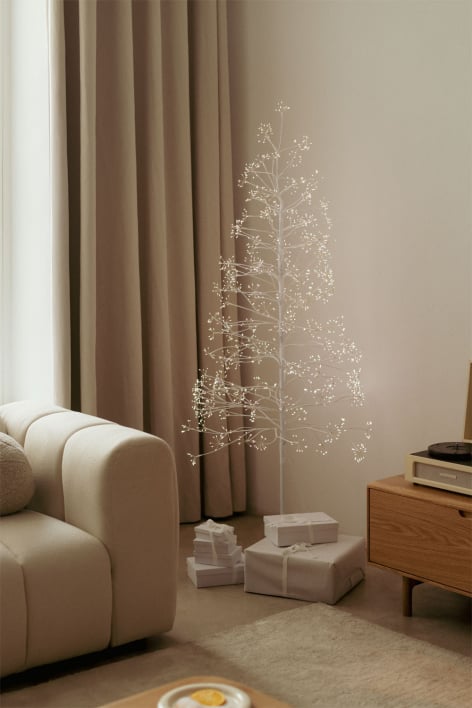 Iron Christmas tree 180 cm with white LED Dorvin