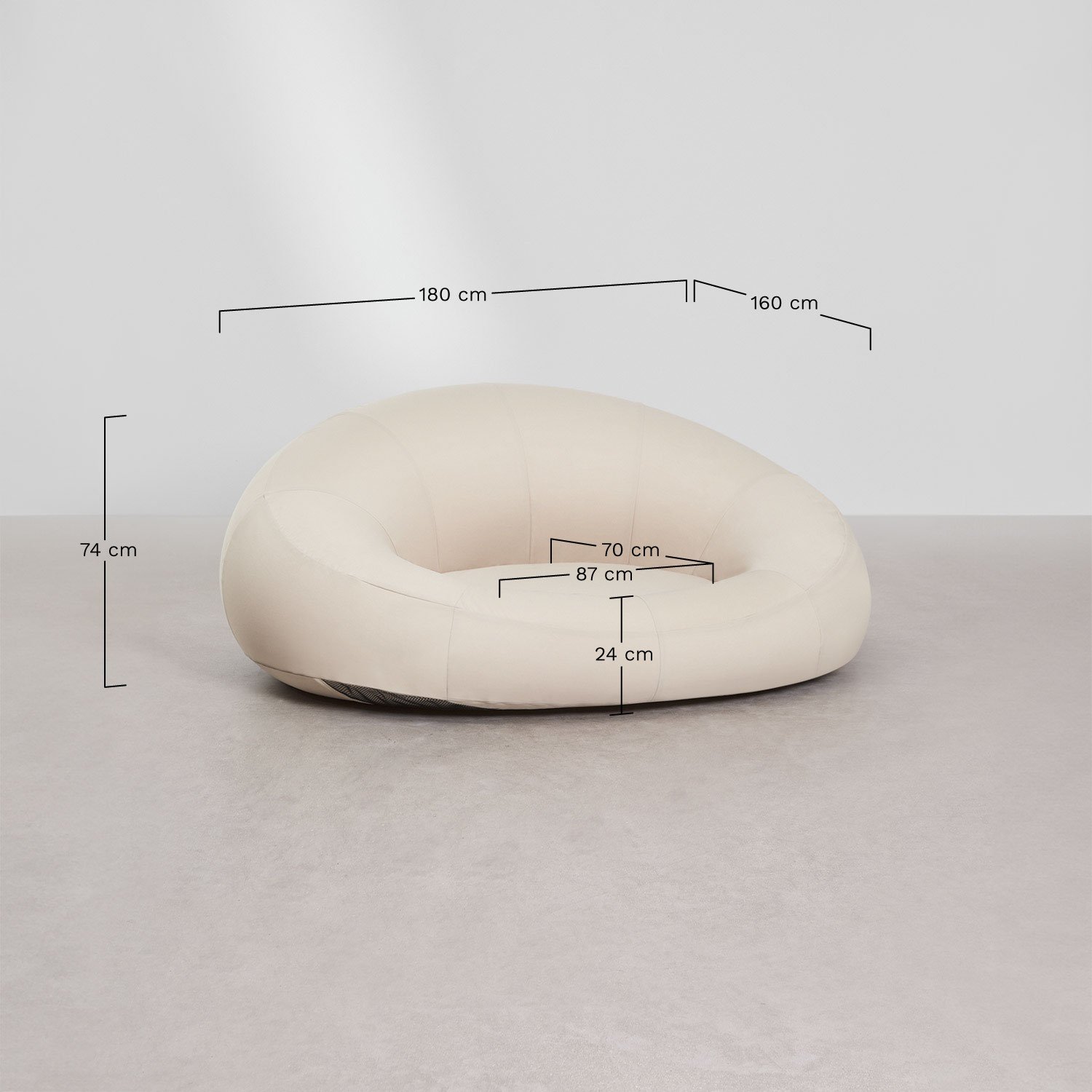 Taravai Inflatable Island, MEASURES