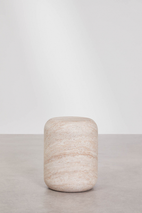 Fonelas round Ø35 cm cement garden side table