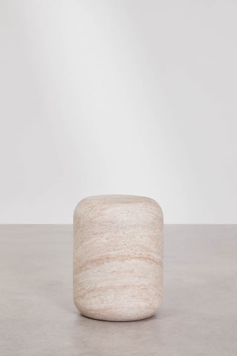 Round side table Ø35 cm in cement Fonelas