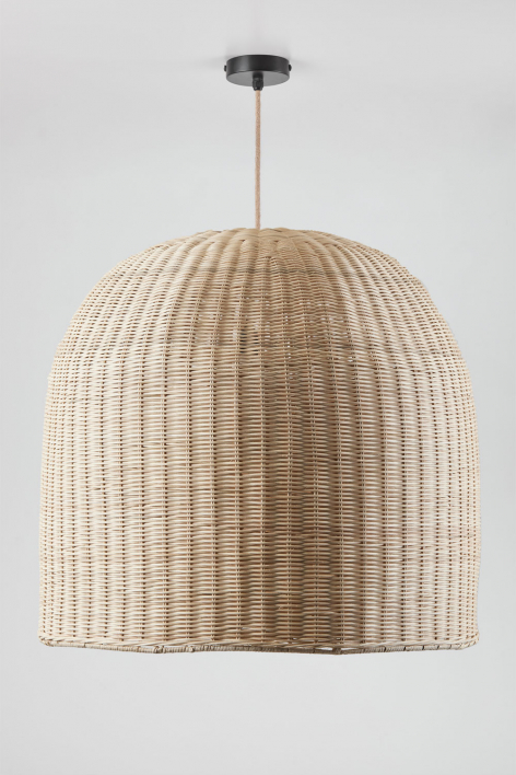 Flanders pendant ceiling lamp - Natural - Black
