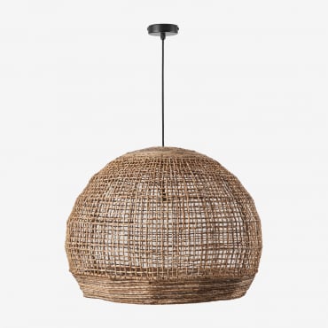 Udane Outdoor Hanging Ceiling Lamp Black & Ø80 Cm - ↑65 Cm Udane - Sklum