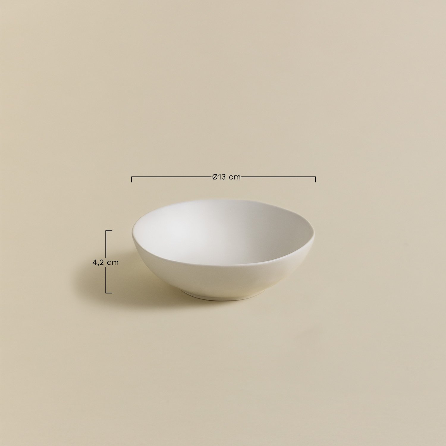 Set of 2 Belvere stoneware bowls, MEASURES