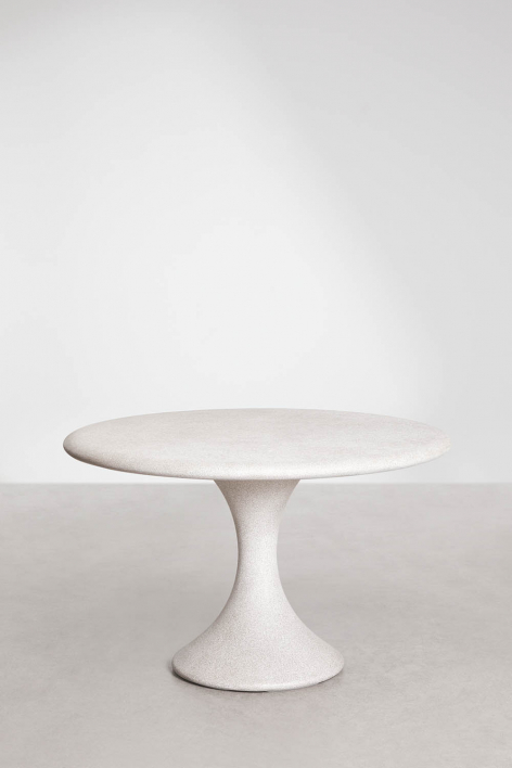 Eloria round garden table Ø120 cm in cement
