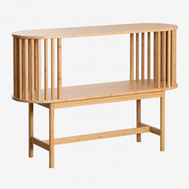 Connery Bamboo Hallway Console Natural & ↑80 Cm - Sklum